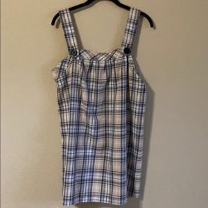 Baby Doll Style Plaid Dress - Great for Fall